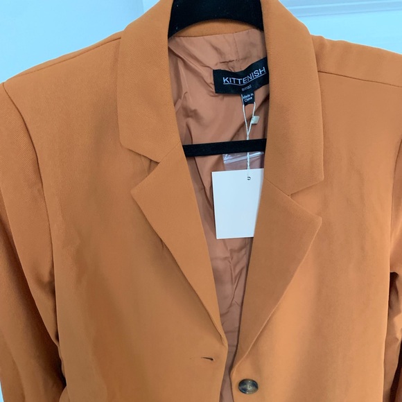 Tangerine Blazer from Kittenish, NEW!! - Picture 4 of 4